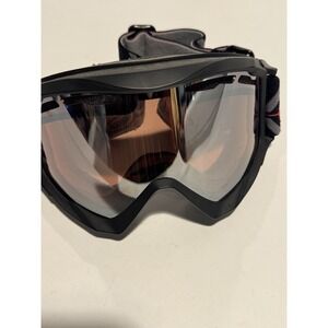 Bolle Ski Snowboard Goggles Black Frames Rose Red Lens